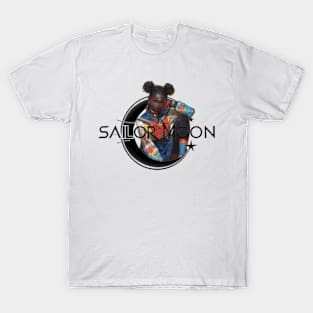 Floral Sailor Moon T-Shirt
